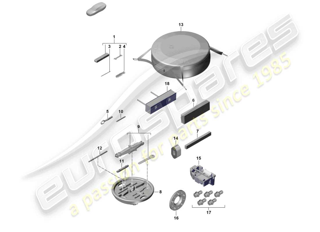 porsche 2025 (panamera 976) strumenti del veicolo diagramma delle parti