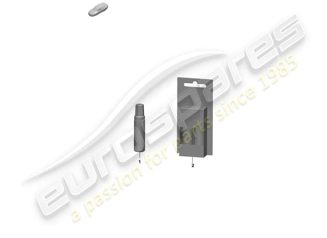 porsche 2025 (macan-e) applicatore per ritocchi di vernice vernici diagramma delle parti