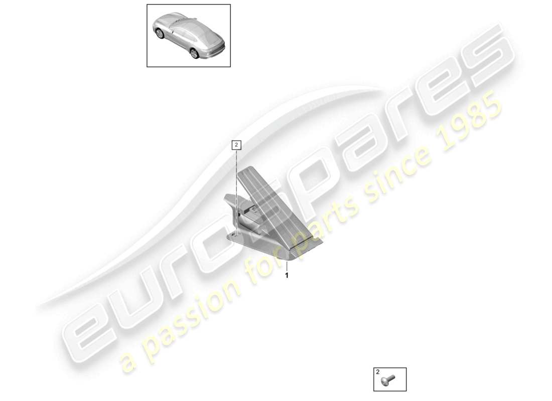 porsche 2021 (panamera 971-1) pedale acceleratore schema delle parti