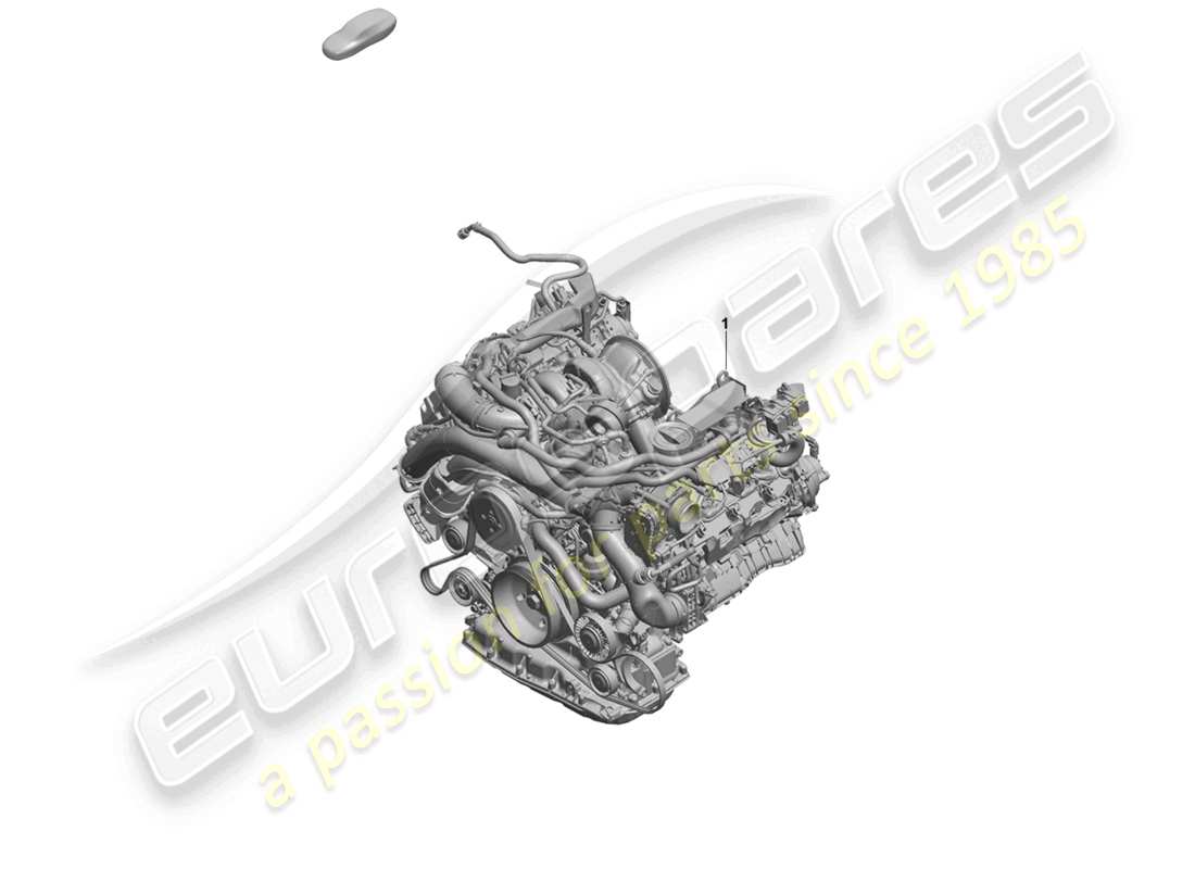 porsche 2026 (cayenne e3 pa) motore sostitutivo (completo) diagramma delle parti