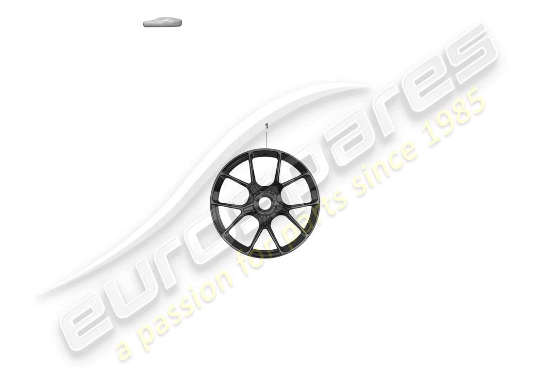 porsche 2022 (992-1 gt3/rs/st) cerchio in lega per pneumatici invernali diagramma delle parti