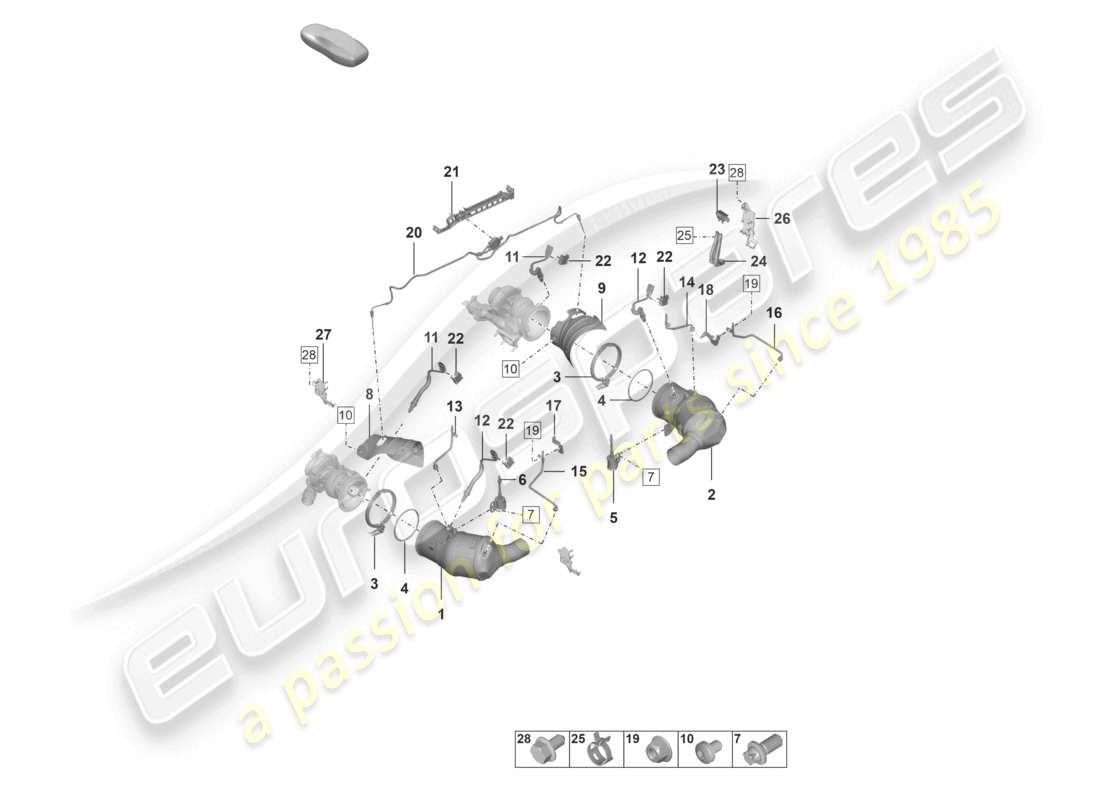 diagramma della parte contenente il codice parte paf008145