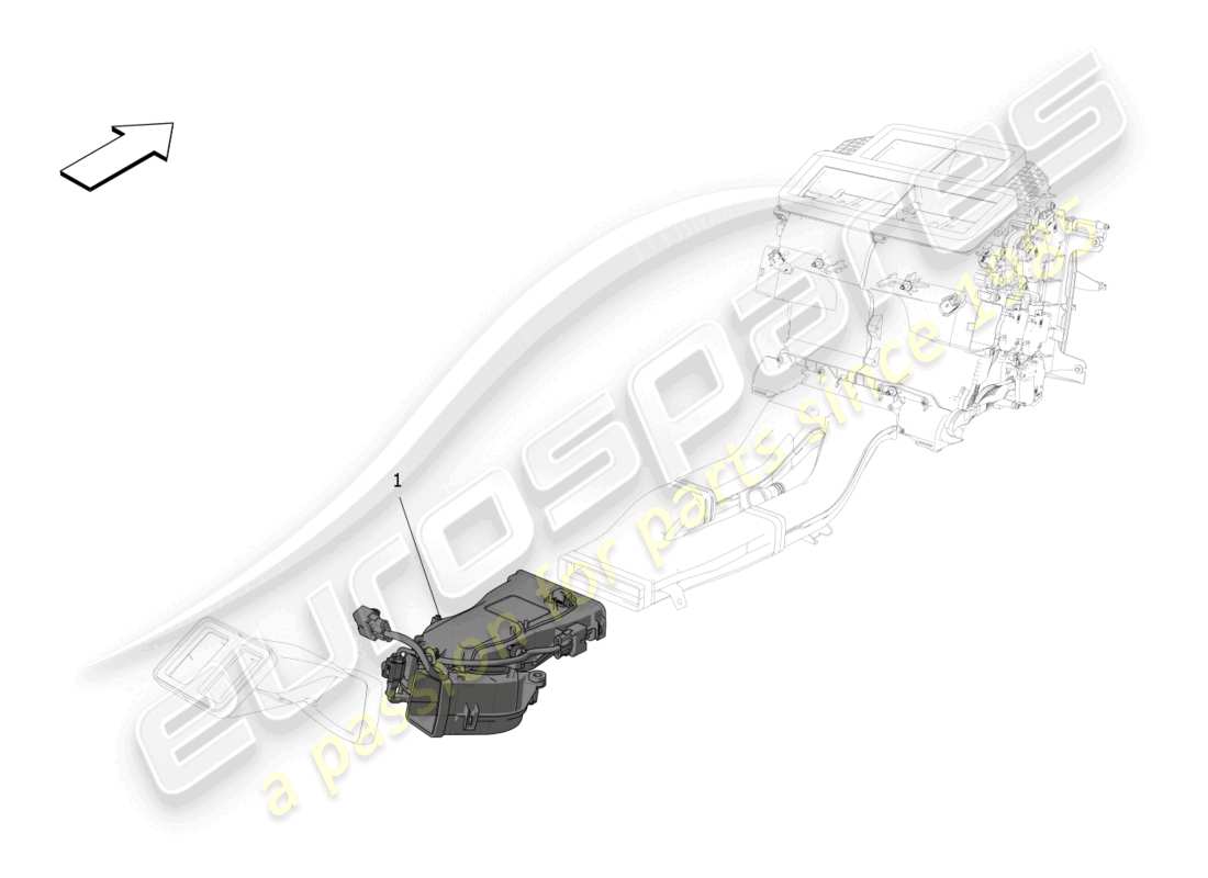 maserati grecale trofeo (2023) unità a/c: schema particolare dispositivi tunnel