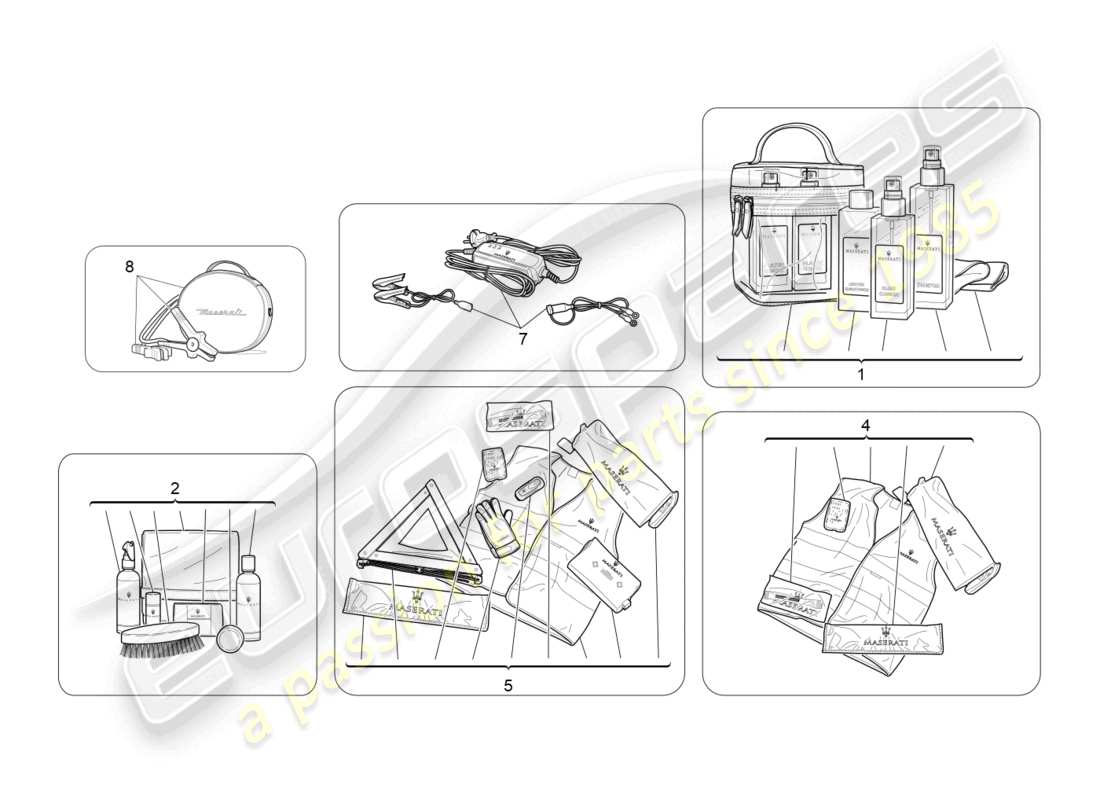 maserati granturismo mc stradale (2011) diagramma delle parti degli accessori aftermarket