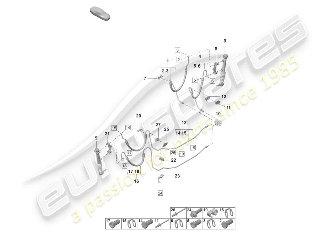 diagramma della parte contenente il codice parte 992616199a
