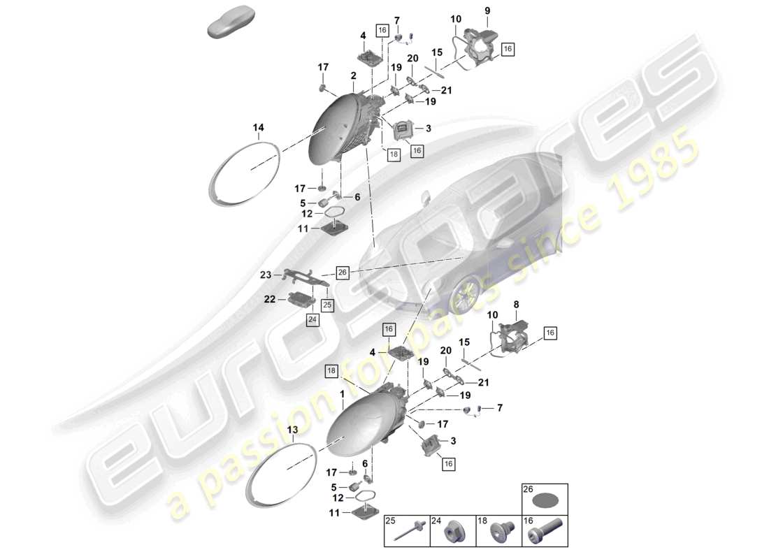 diagramma della parte contenente il codice parte 9y0941591a
