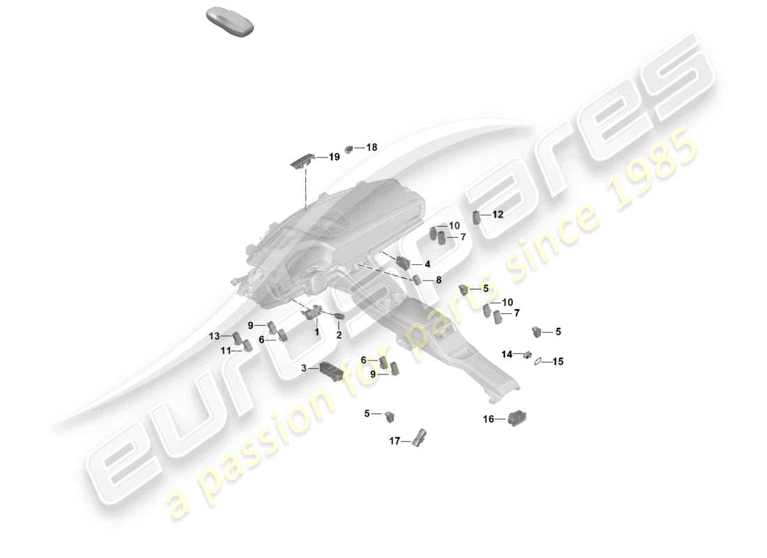 diagramma della parte contenente il codice parte 971959858n 6n3