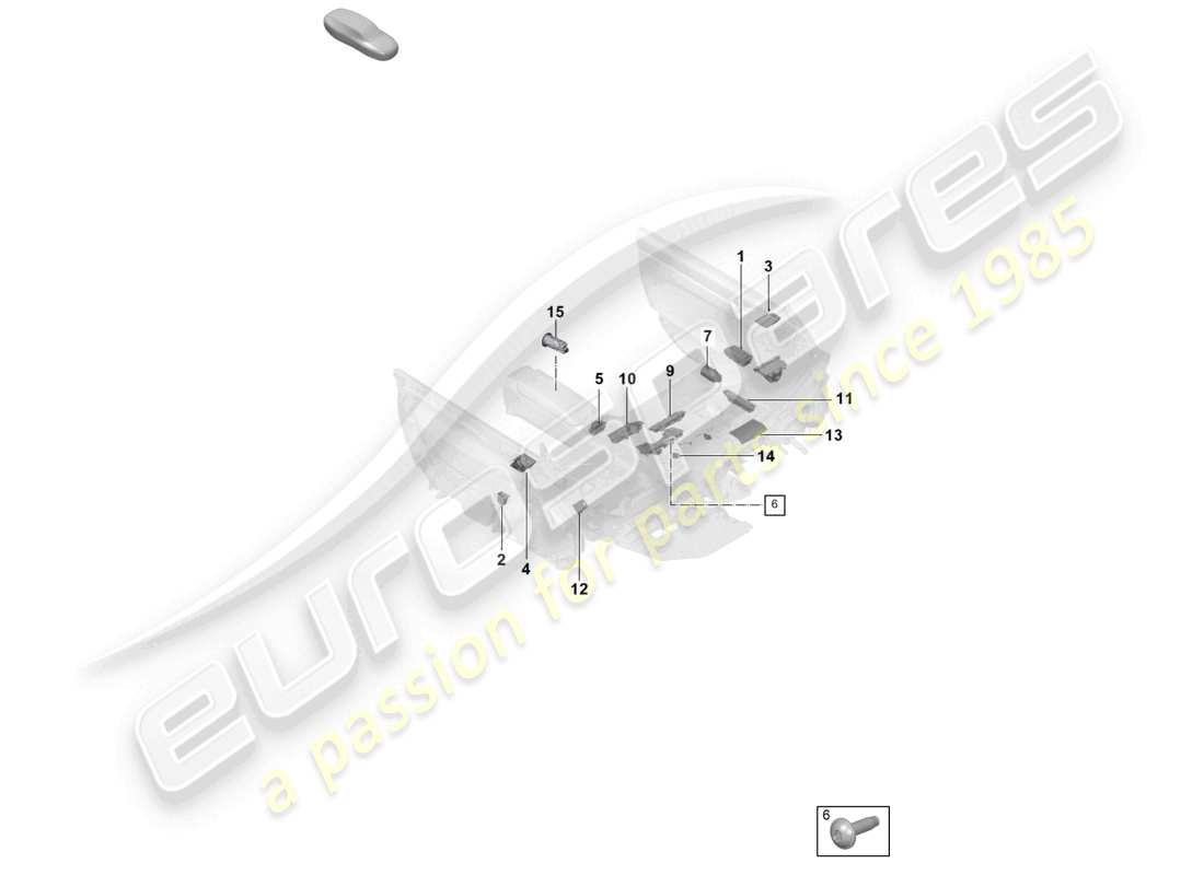 diagramma della parte contenente il codice parte 992959365eftdl