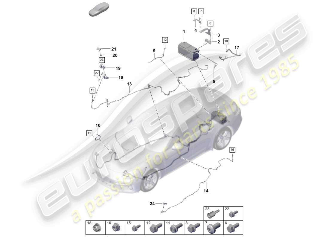 diagramma della parte contenente il codice parte paf009554