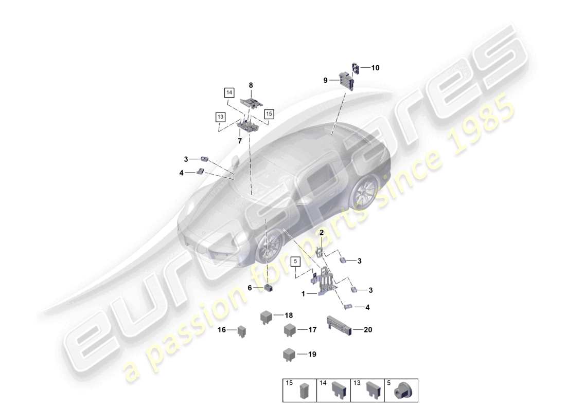 diagramma della parte contenente il codice parte 2gc951253