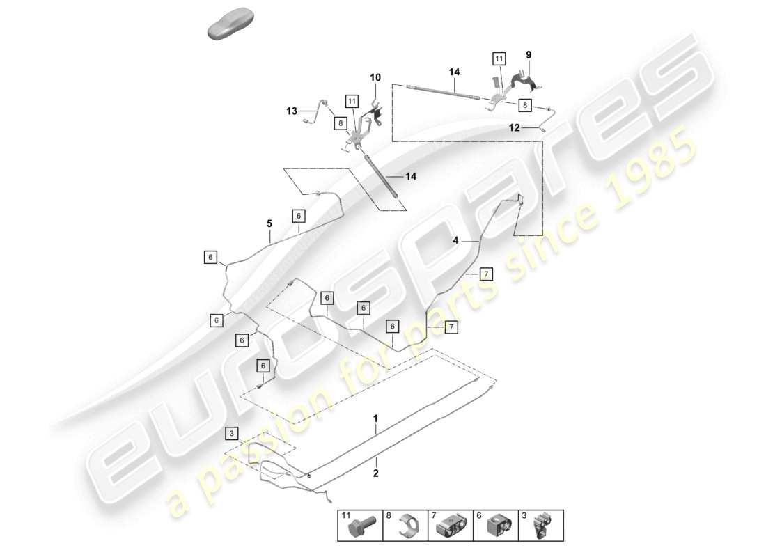diagramma della parte contenente il codice parte 98135518983