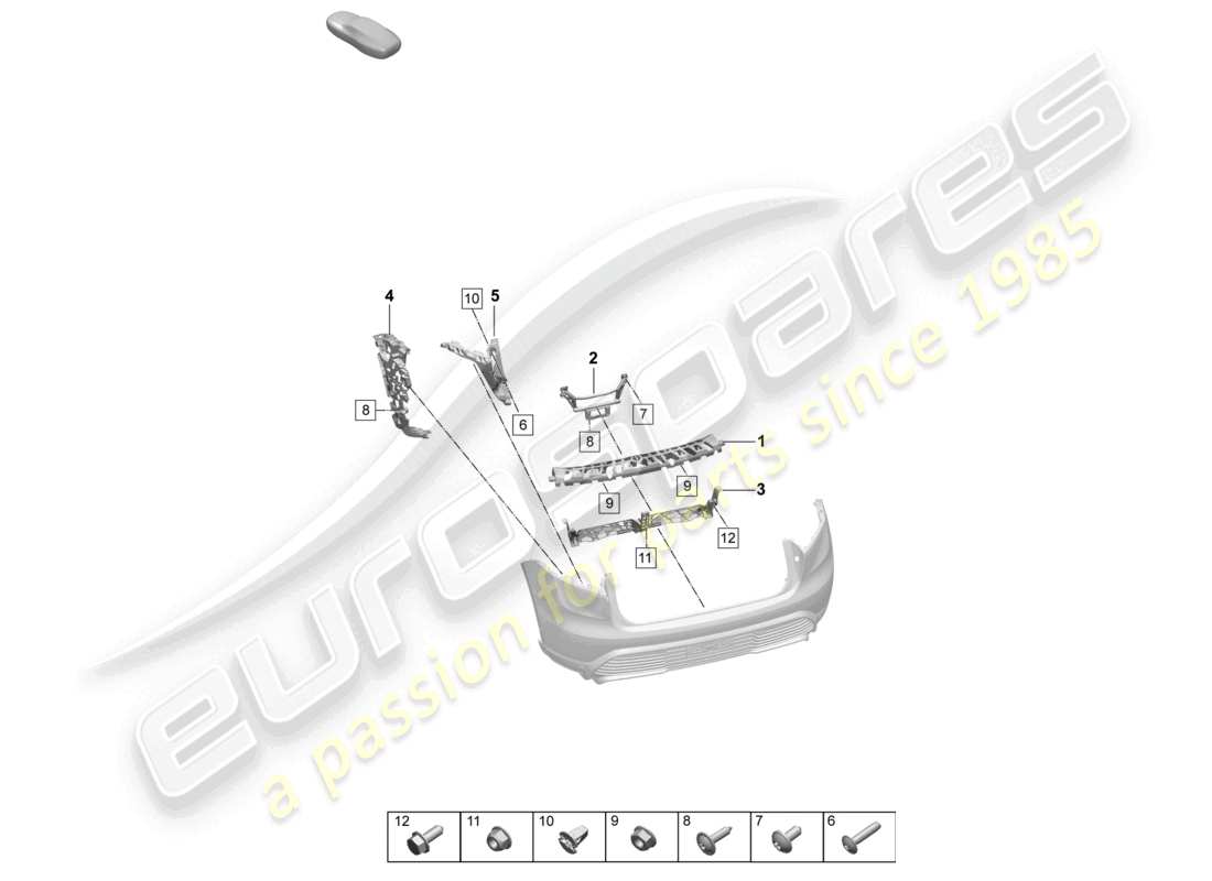 diagramma della parte contenente il codice parte 95c807406