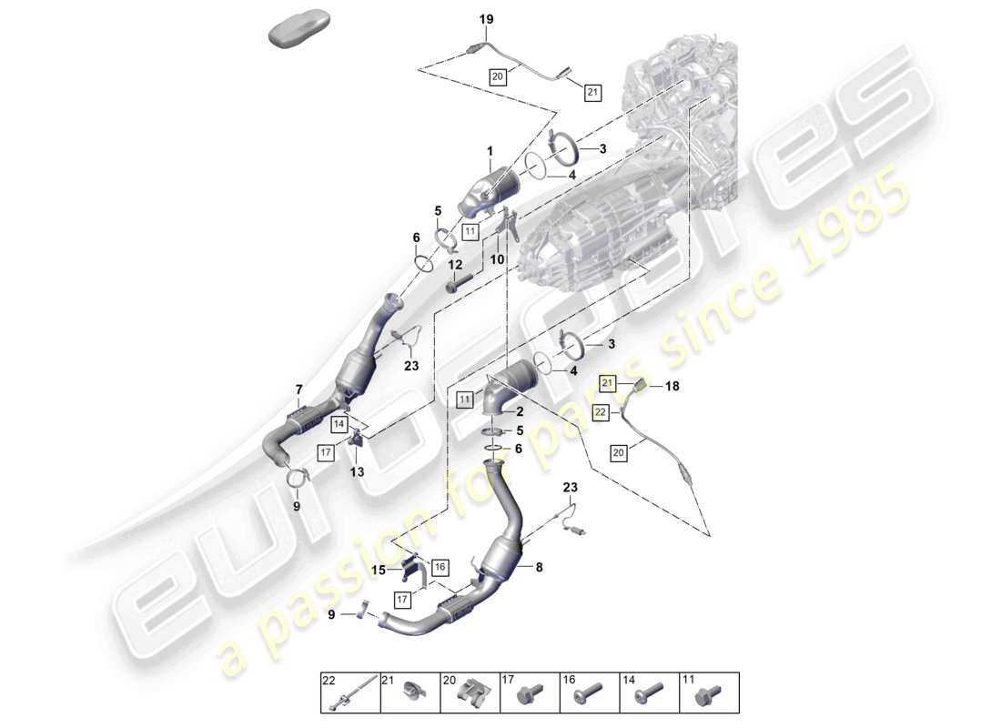 diagramma della parte contenente il codice parte pab253725