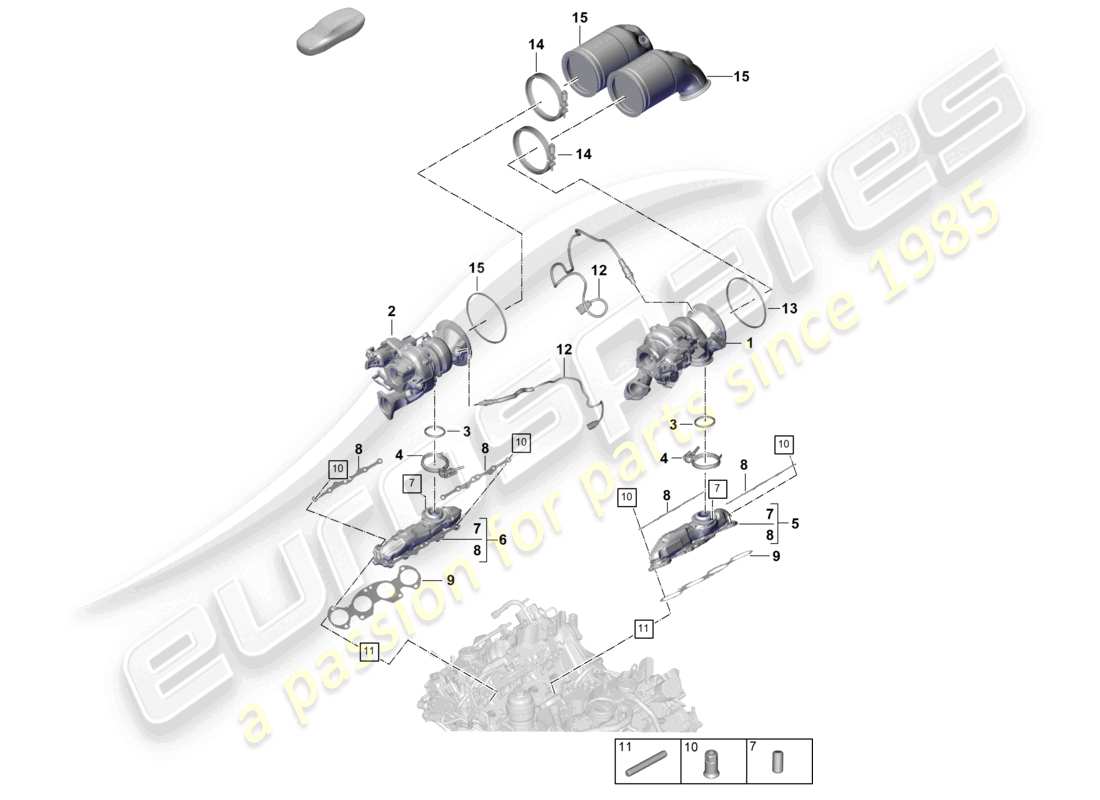 diagramma della parte contenente il codice parte 9a725311101
