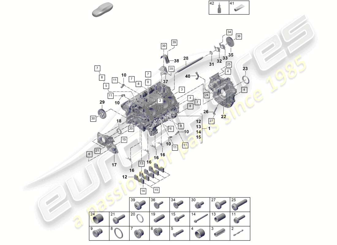 diagramma della parte contenente il codice parte paf008060