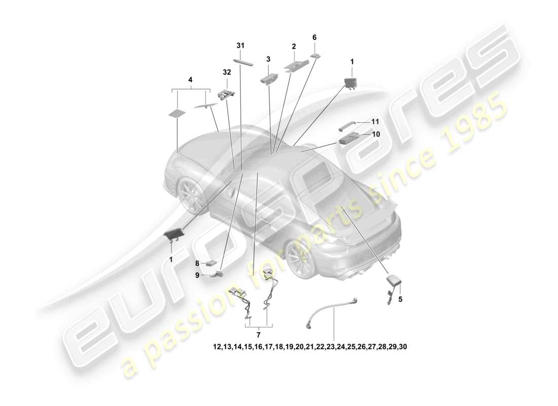 diagramma della parte contenente il codice parte 982979004