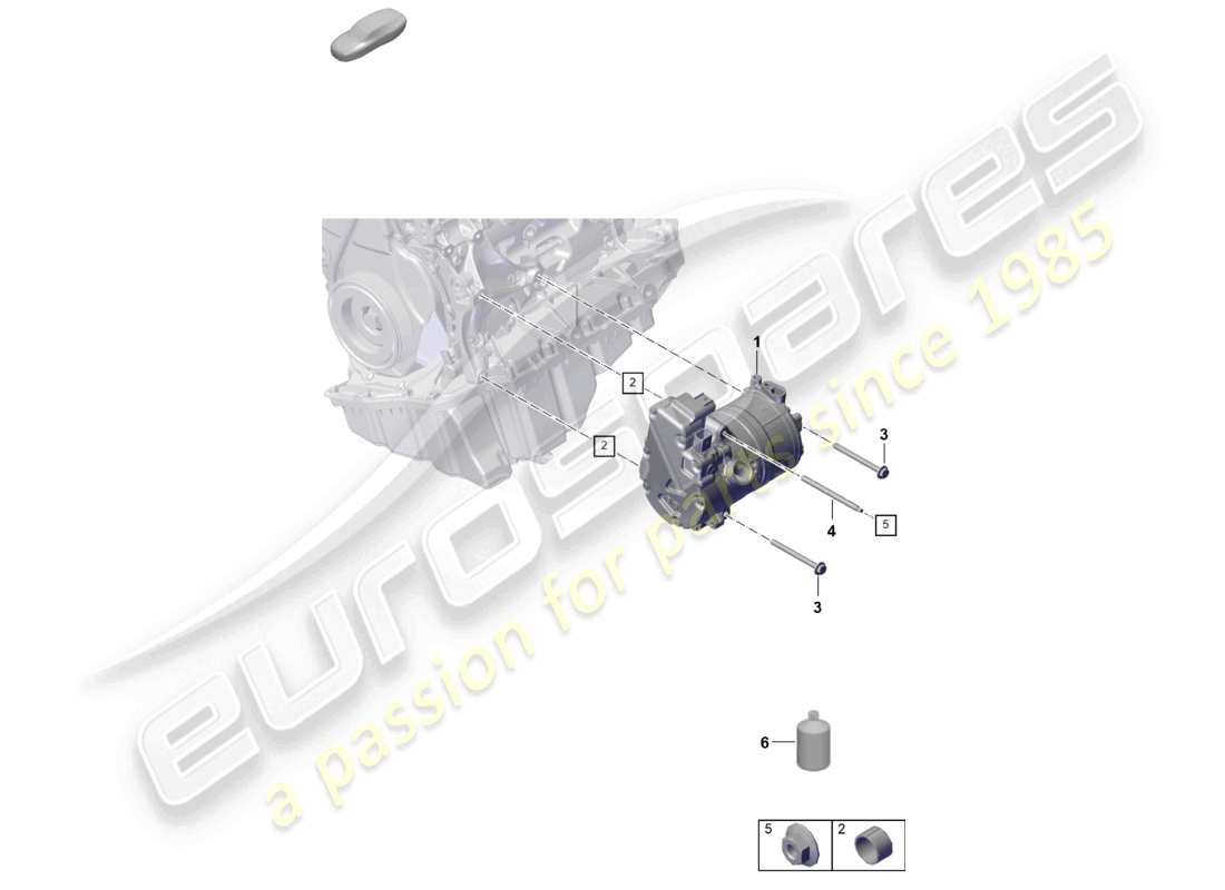 porsche 2026 (cayenne e3 pa) schema elettrico delle parti del compressore a/c
