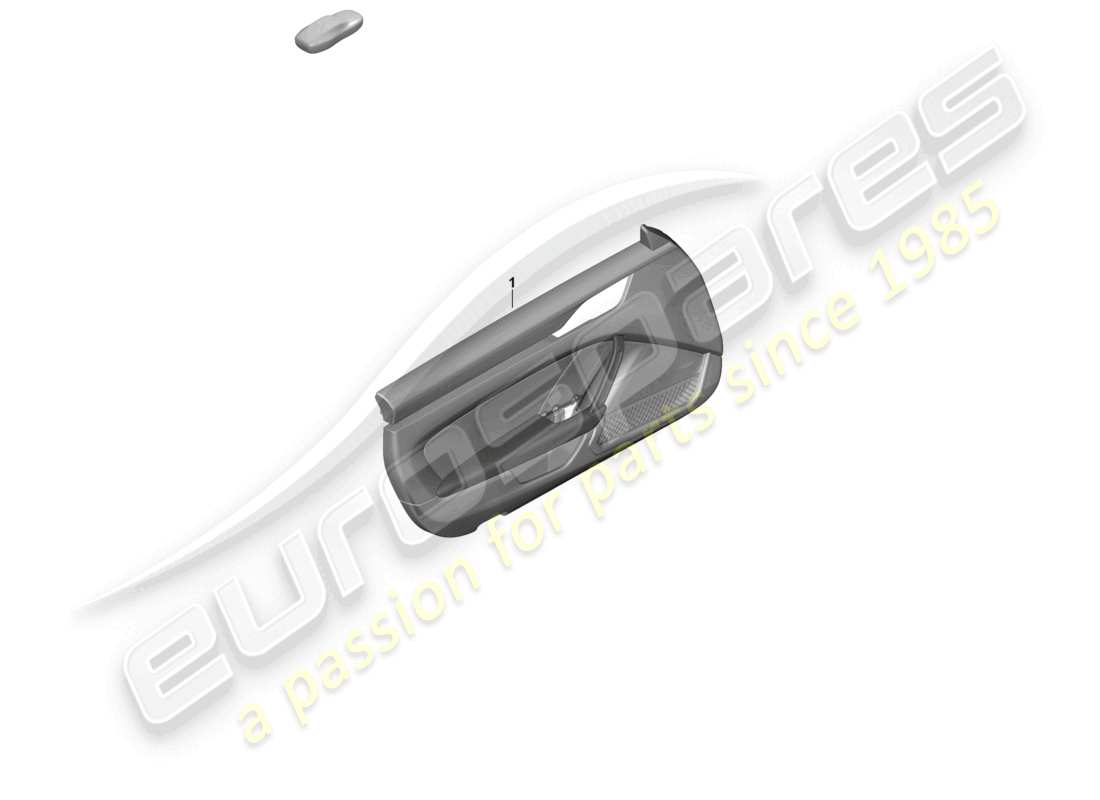 porsche 2022 (992-1 gt3/rs/st) pannello porta per veicoli con rivestimento in pelle bracciolo (dinamica) schema dei componenti