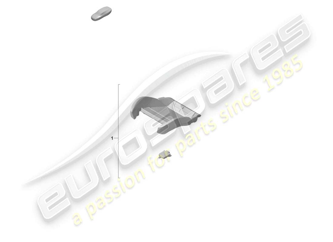 porsche 2020 (taycan 9j1-1) kit di riparazione per sensore sedile occupato (lato passeggero) solo per: usa canada schema dei componenti