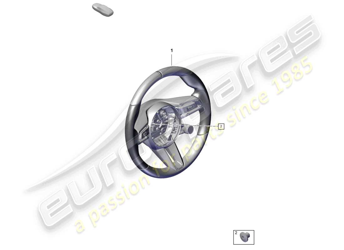 porsche 2025 (992-2 turbo / s) volante multifunzione per cambio manuale schema ricambi sportivi