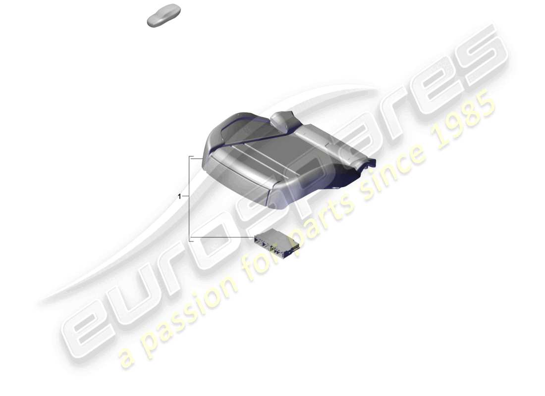 porsche 2025 (cayenne e3 pa) kit di riparazione solo per sensore sedile occupato per: usa canada schema dei componenti