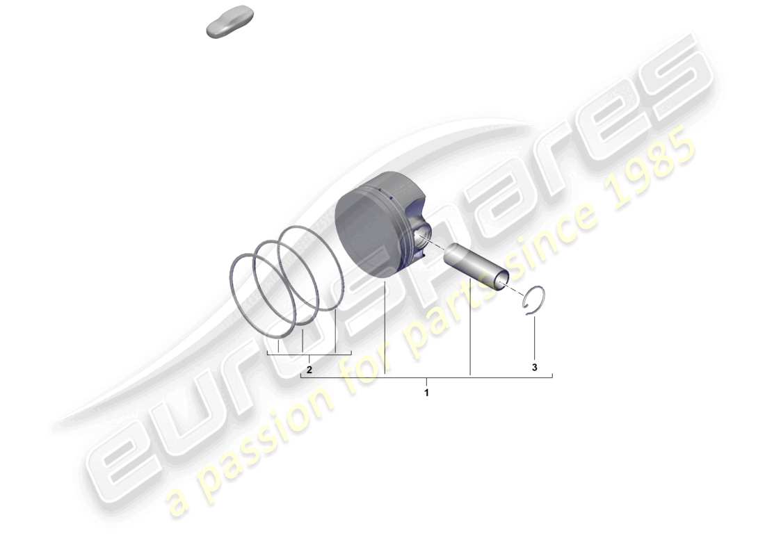 porsche 2024 (992-2) diagramma delle parti del pistone