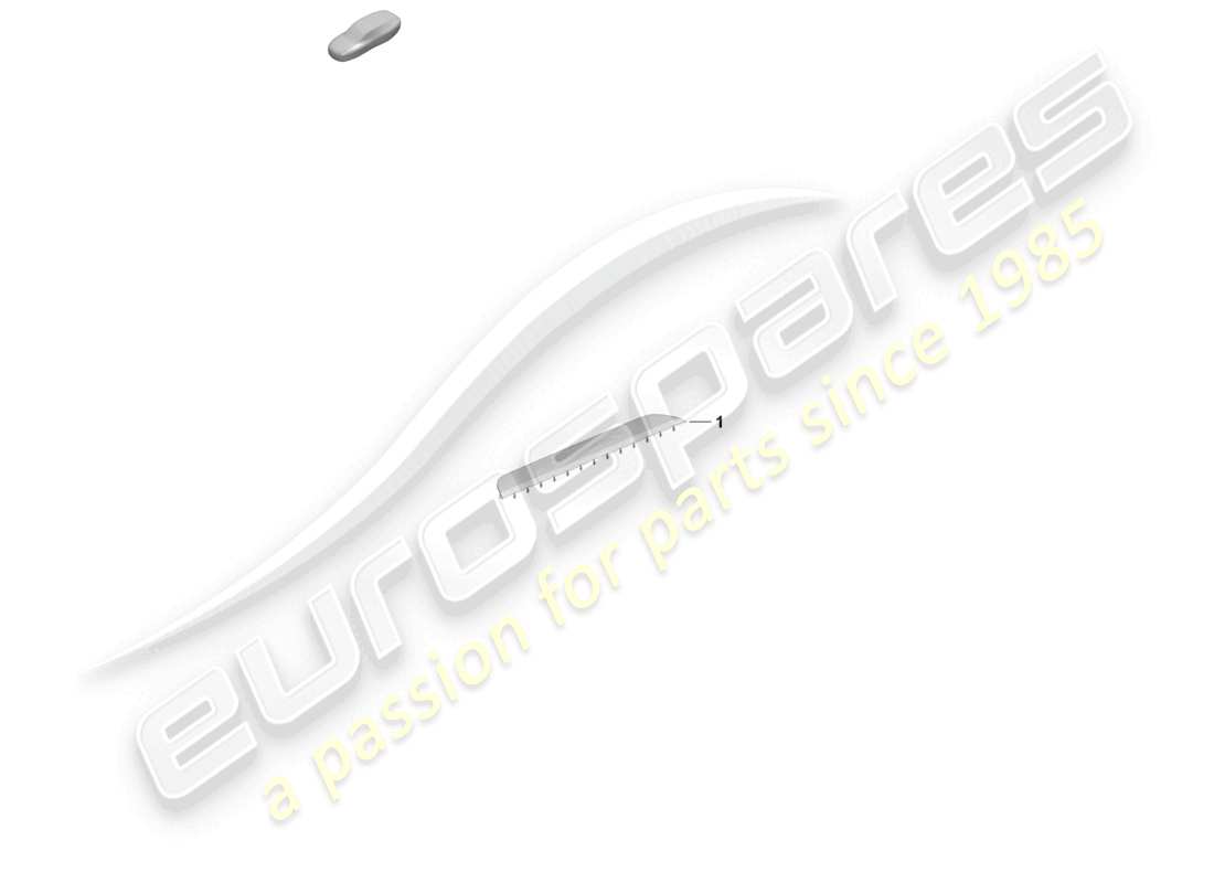 porsche 2025 (taycan 9j1-2) listello di rifinitura del battitacco anteriore listello di ingresso, illuminato schema dei componenti