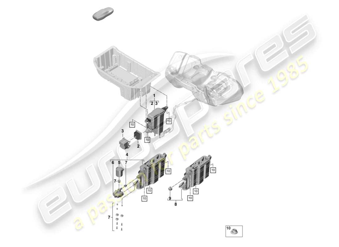 diagramma della parte contenente il codice parte 9a720137010