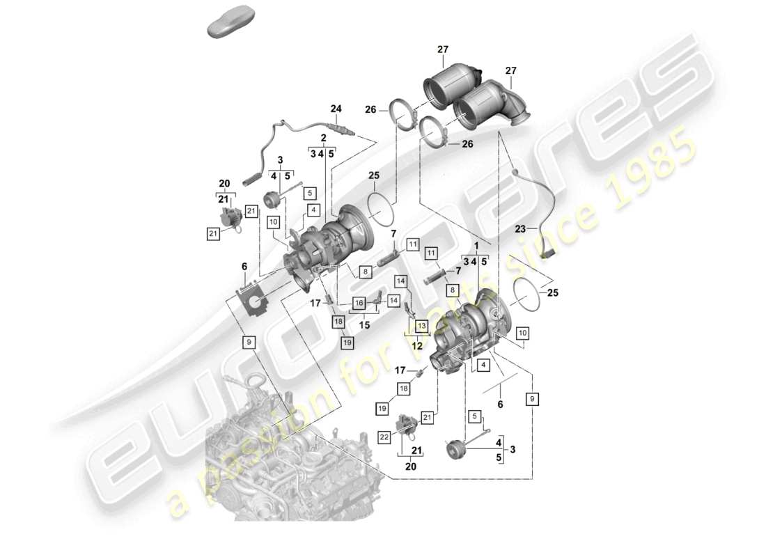 diagramma della parte contenente il codice parte paf009160