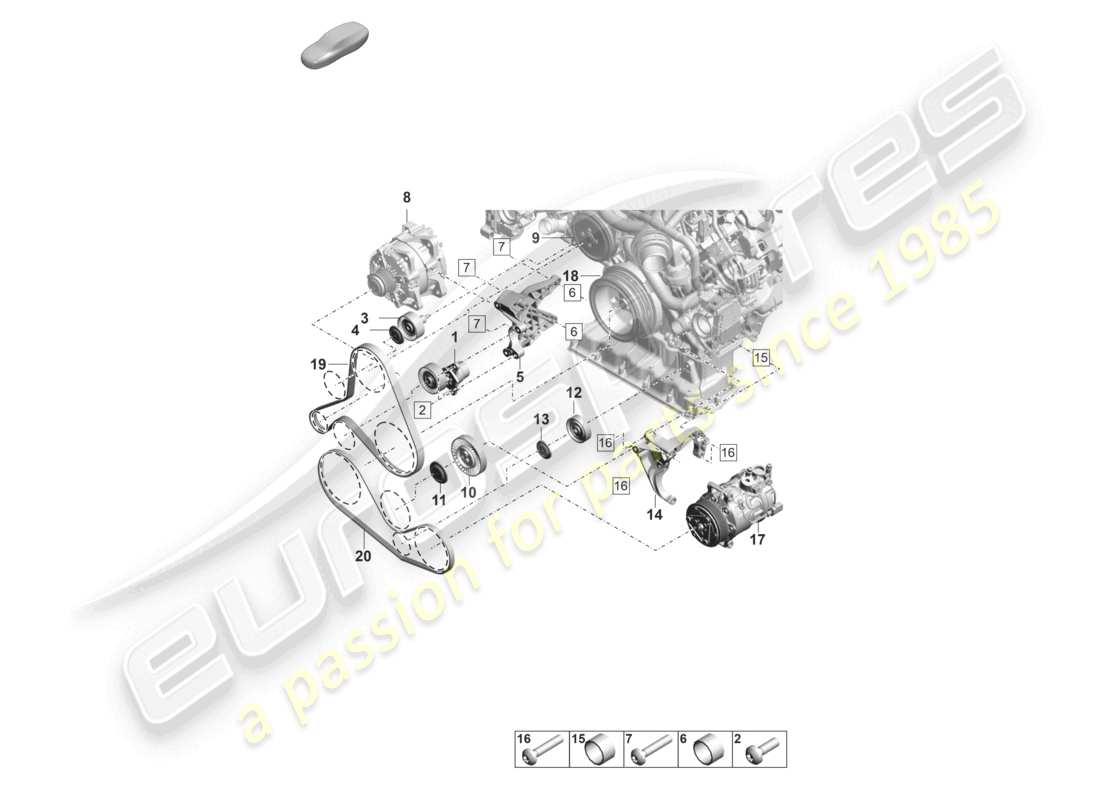 diagramma della parte contenente il codice parte 9a726093806