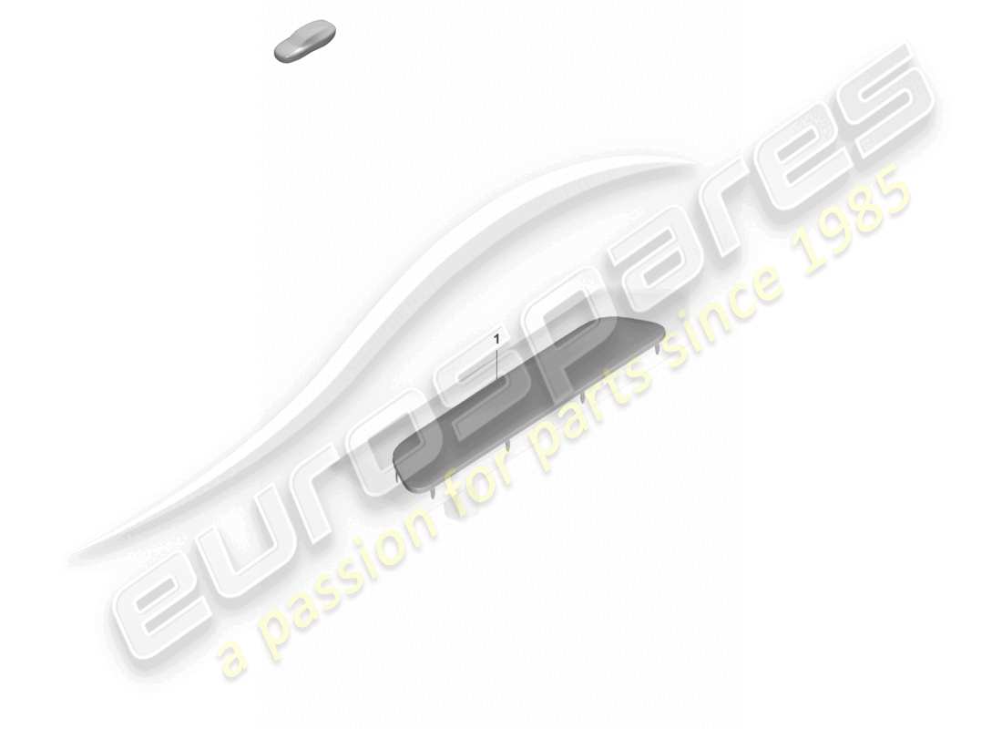 porsche 2021 (panamera 971-2) schema della parte posteriore della striscia di rifinitura del davanzale