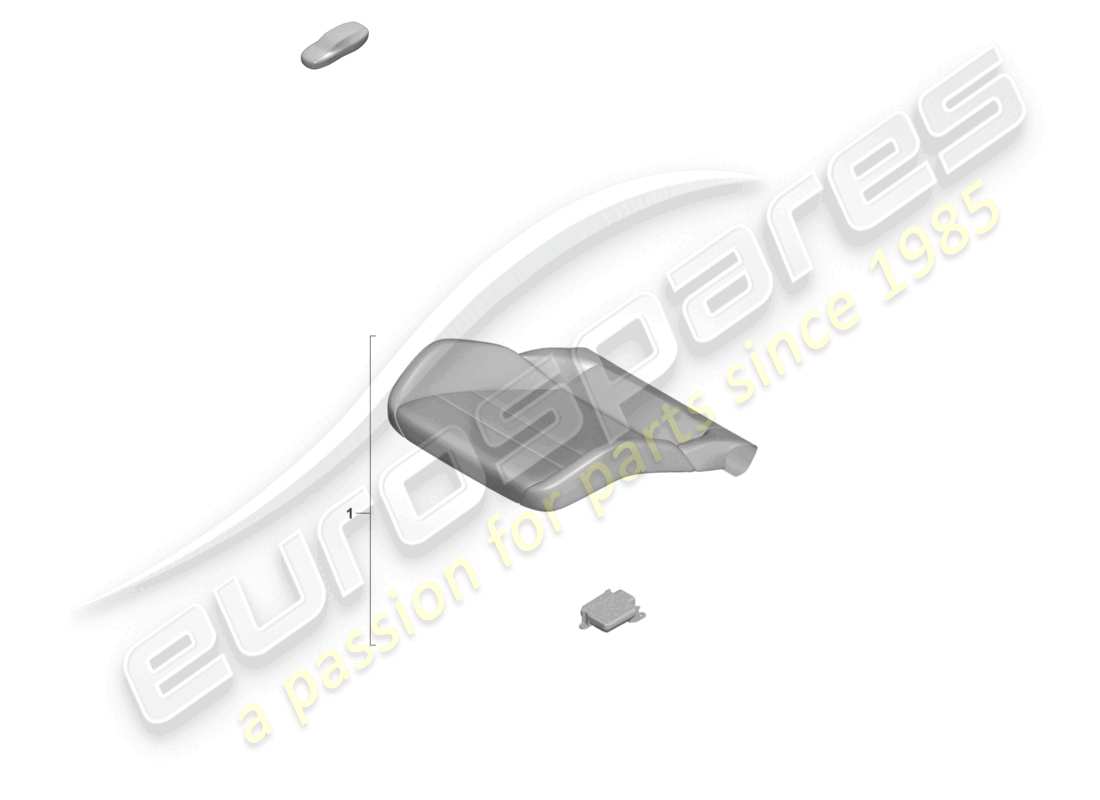 porsche 2022 (992-1 gt3/rs/st) kit di riparazione per sensore sedile occupato (lato passeggero) solo per: usa canada schema dei componenti