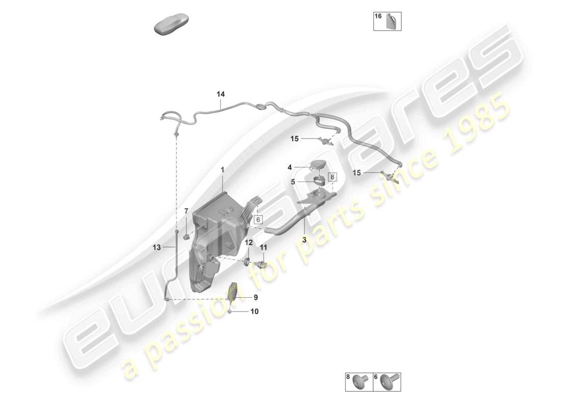 porsche 2026 (992-2 gt3/rs/st) impianto rondella diagramma delle parti