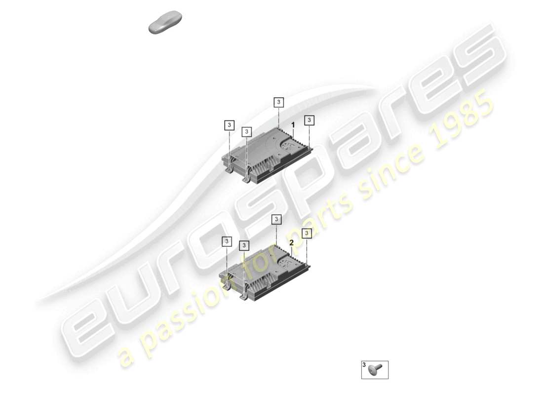 porsche 2024 (panamera 971-2) diagramma delle parti degli amplificatori