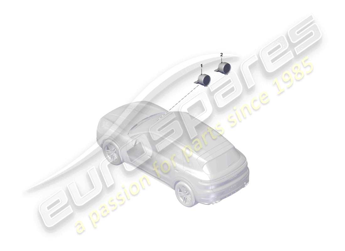 porsche 2026 (cayenne e3 pa) cronometro orologio analogico orologio digitale diagramma delle parti
