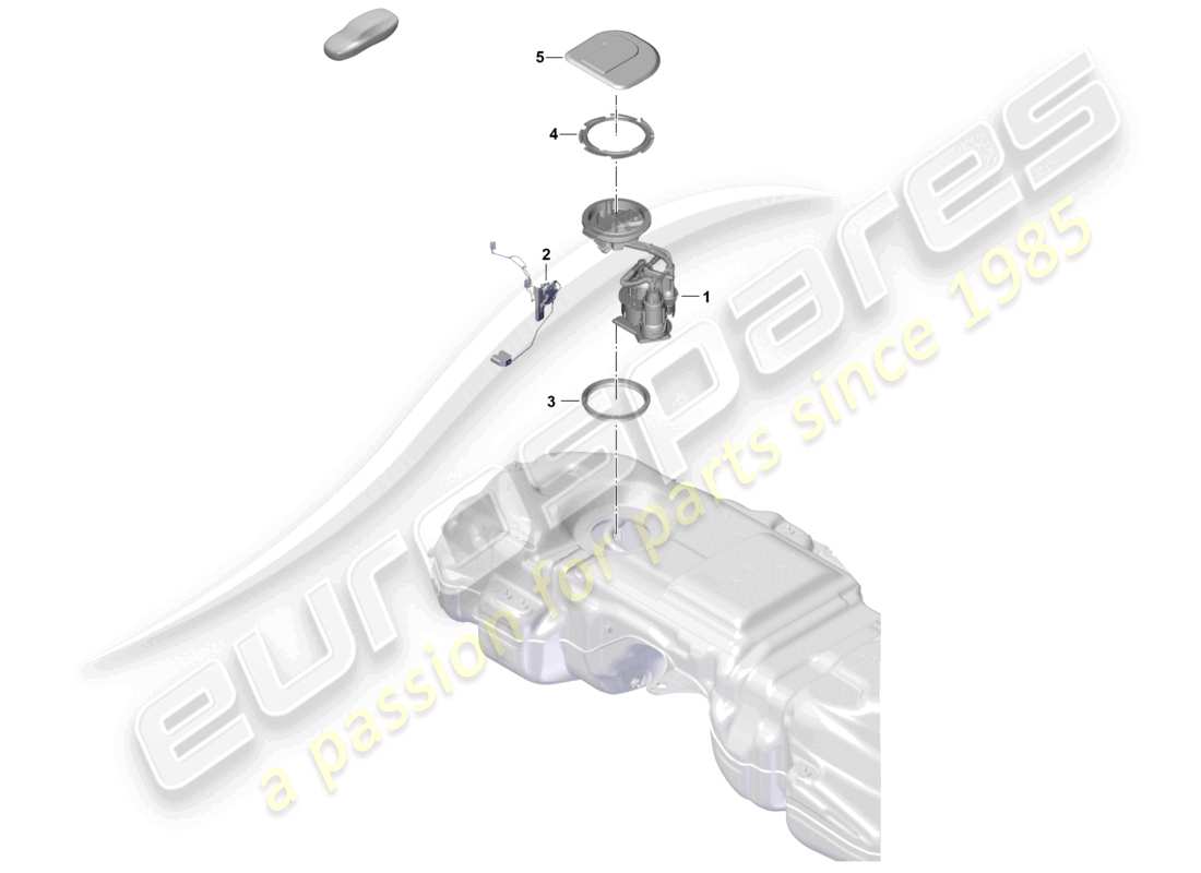 porsche 2026 (cayenne e3 pa) serbatoio del carburante pompa del carburante d - mj 2025>> schema delle parti