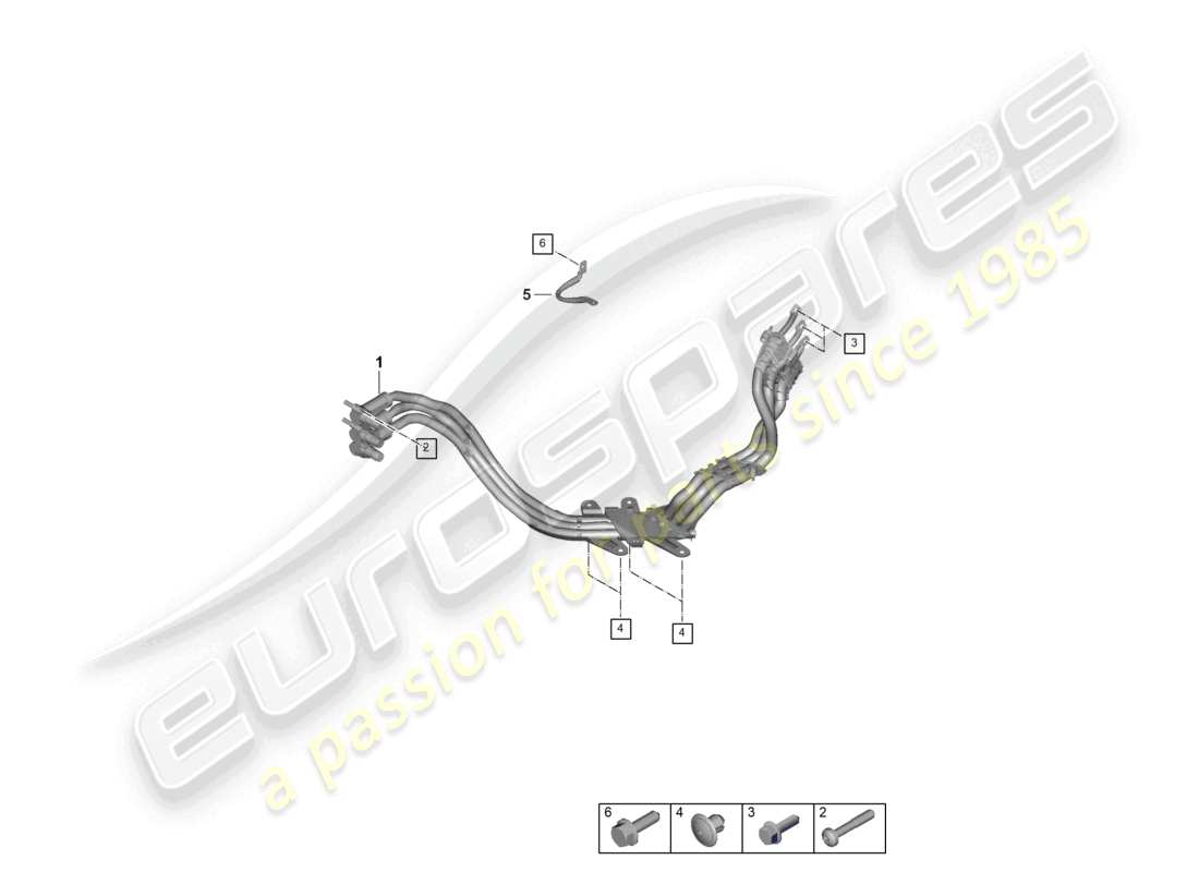 porsche 2026 (panamera 976) schema elettrico del set di cablaggio ad alta tensione del motore elettrico