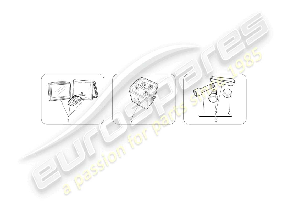 maserati granturismo mc stradale (2012) diagramma delle parti degli accessori aftermarket