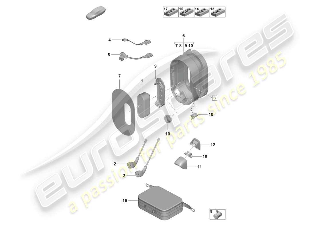 porsche 2020 (taycan 9j1-1) caricabatterie per batteria ad alto voltaggio cavo di carica per la ricarica pagina iniziale porsche diagramma delle parti di collegamento del caricabatterie mobile