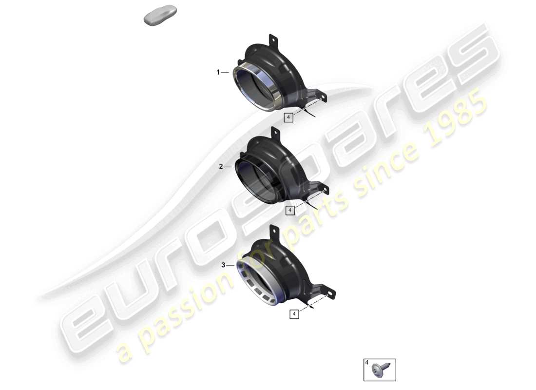 porsche 2024 (992-2) tubo di scarico per sistema di scarico sportivo schema delle parti