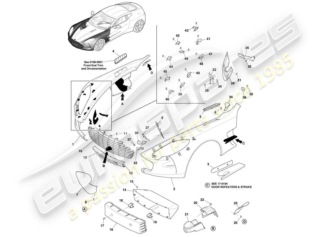 diagramma della parte contenente il codice parte dbya02001-s