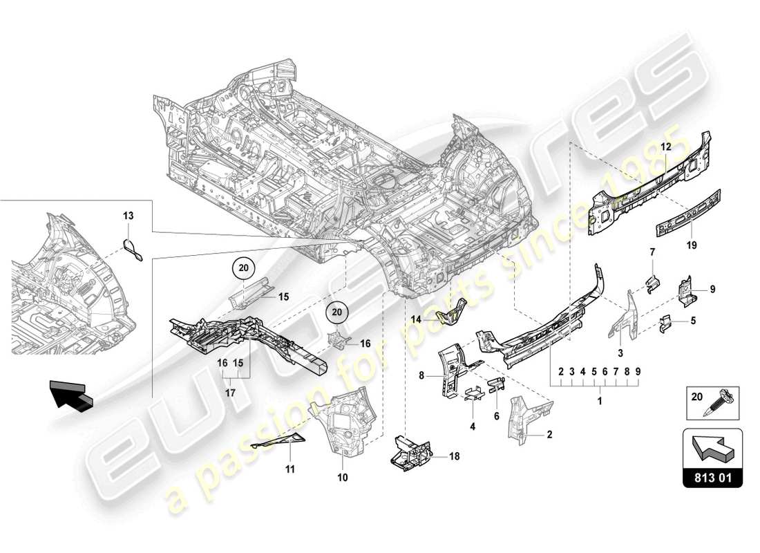 diagramma della parte contenente il codice parte wht007093