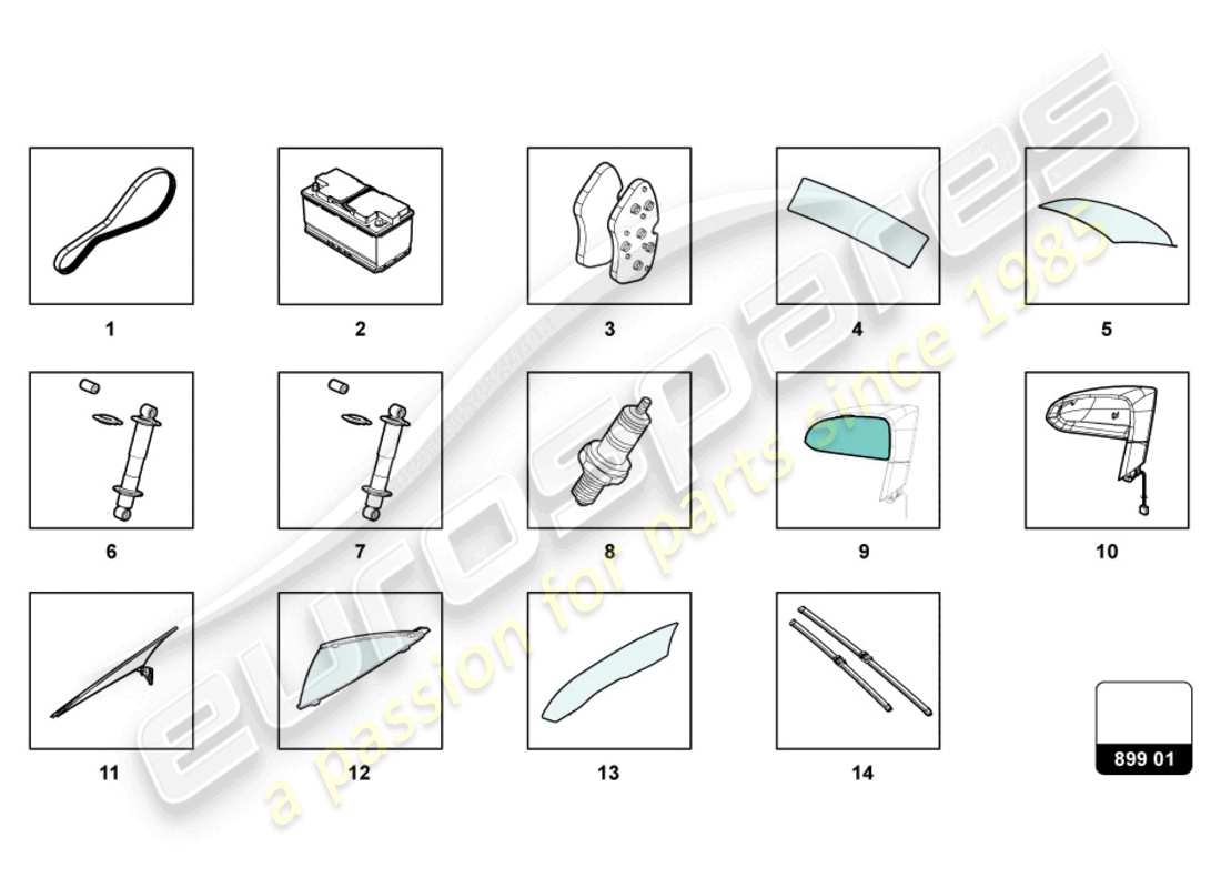 lamborghini gallardo spyder (2006) per il ritiro schema delle parti