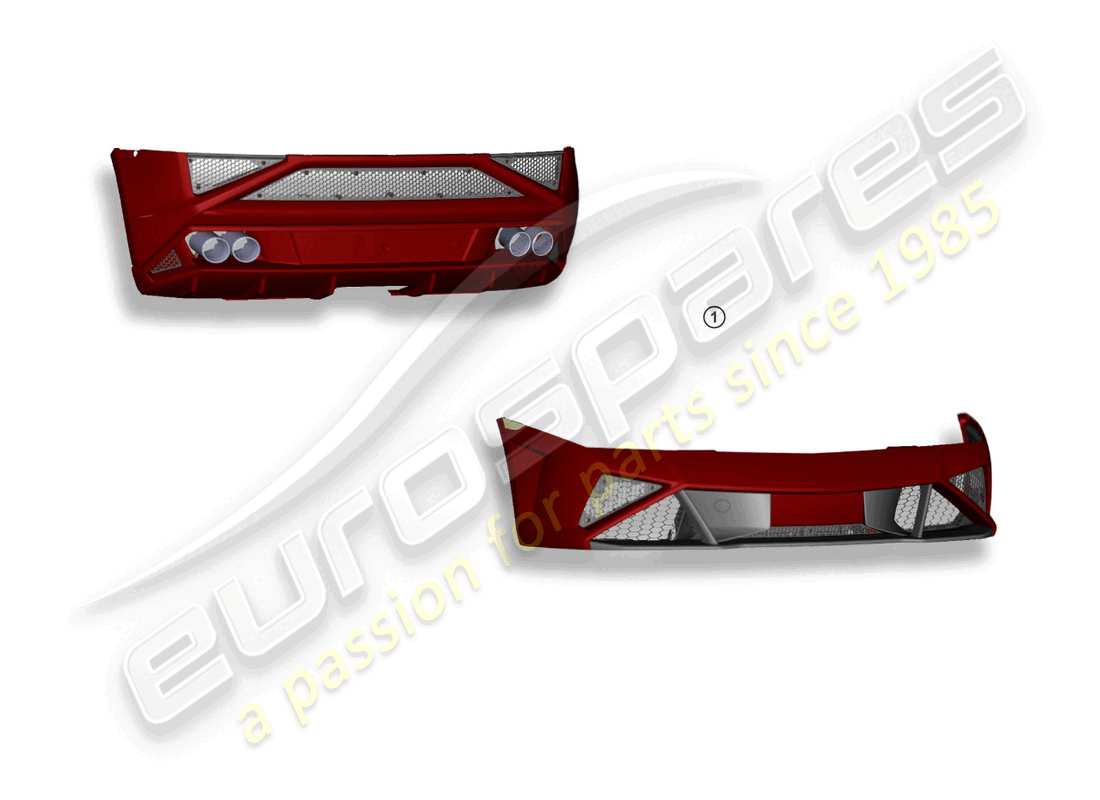 lamborghini blancpain sts (accessories) pacchetto retrofit schema delle parti