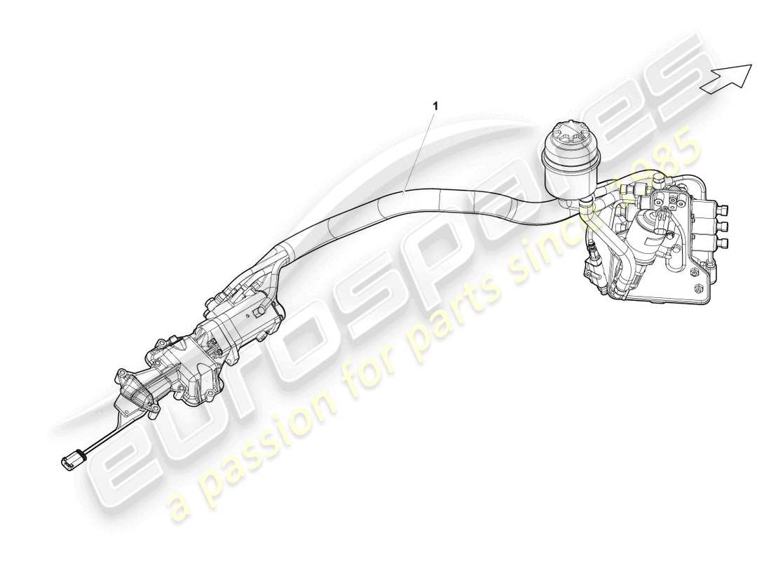 lamborghini gallardo spyder (2006) schema delle parti dell'unità interruttore