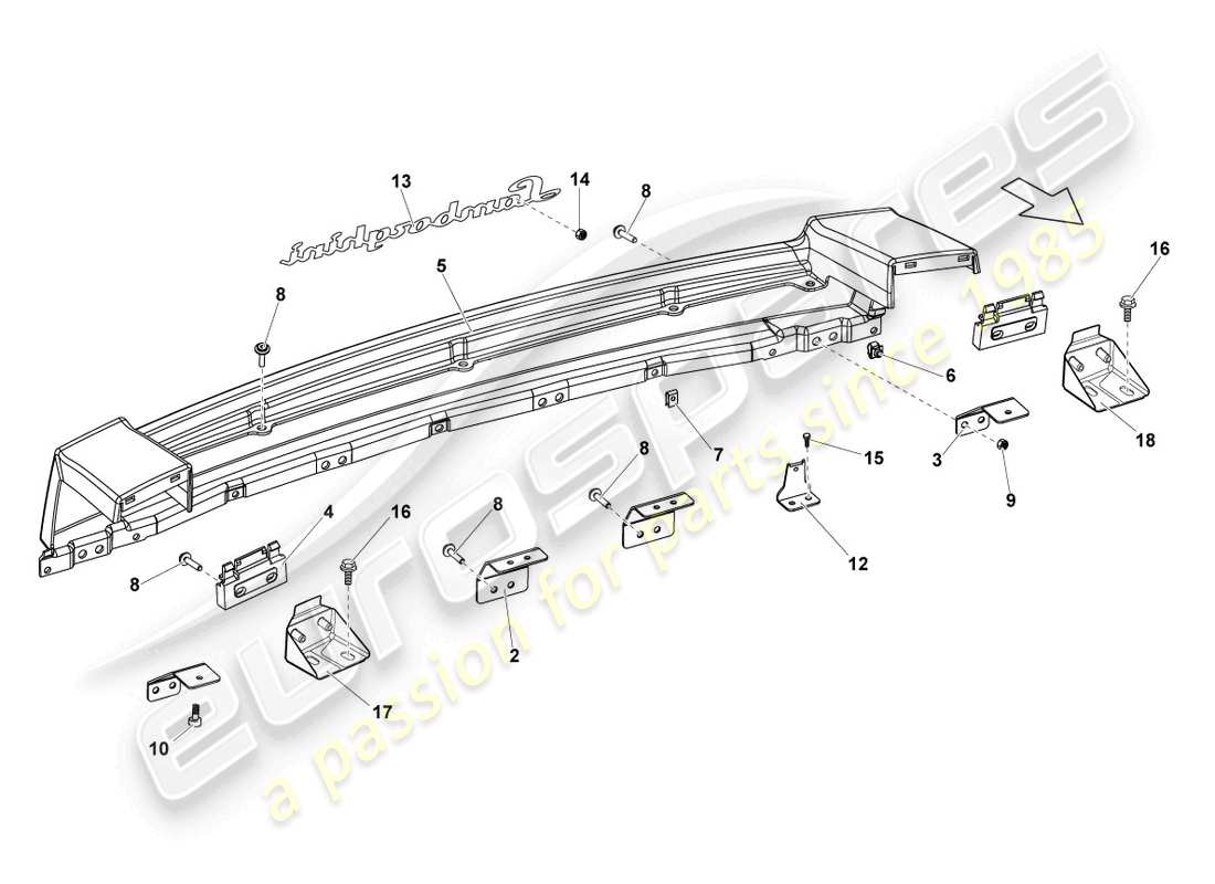 lamborghini lp570-4 sl (2012) diagramma delle parti trim