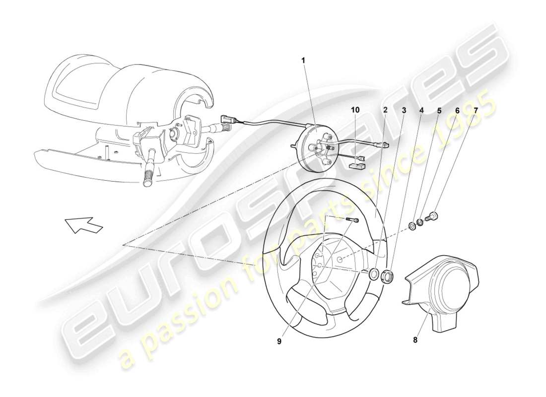 lamborghini reventon volante schema delle parti