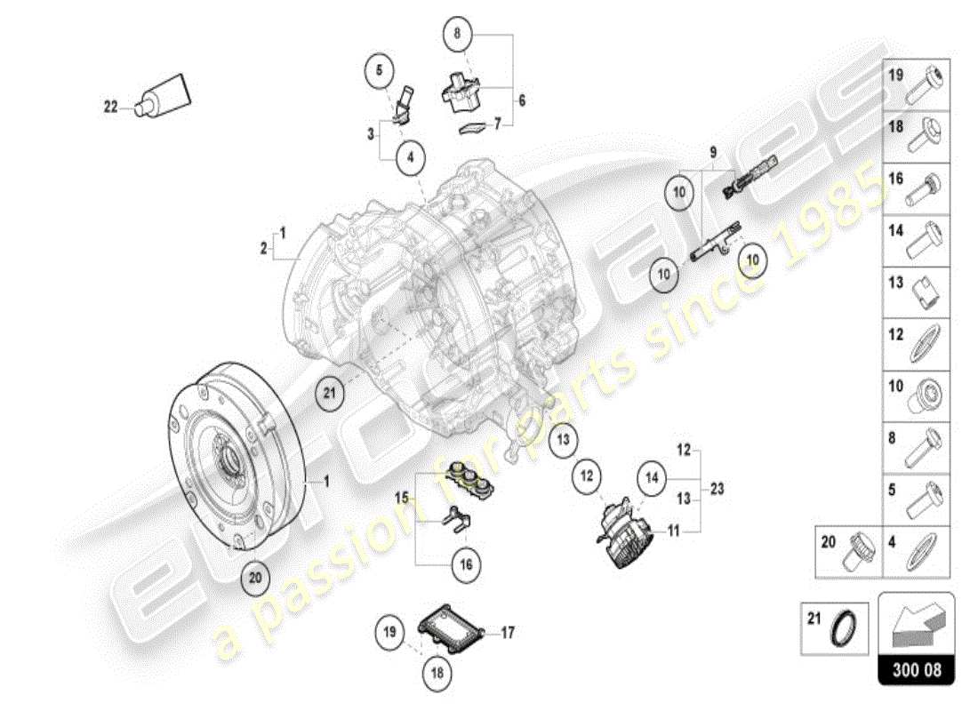 lamborghini 2025 | urus se fahrmotor für elek. fahren teilediagramm