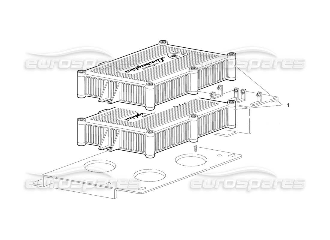 lamborghini diablo se30 (1995) diagramma delle parti delle unità di iniezione elettronica (valido per gli usa - gennaio 1995).