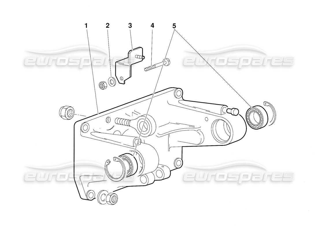 lamborghini diablo (1991) montaggio del pedale (valido per la versione australiana - ottobre 1991) diagramma delle parti